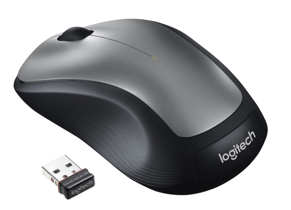 Logitech Full Size Wireless Mouse - Gray - image 2 of 9