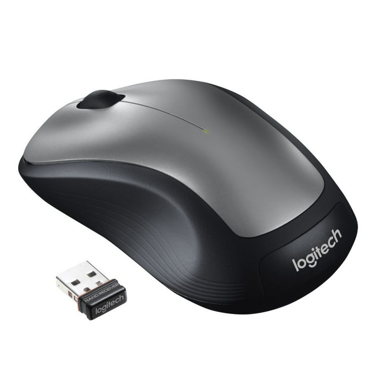 Logitech Full Size Wireless Mouse - Gray - Walmart.com Logitech Full Size Wireless Mouse - Gray - Walmart.com