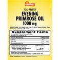 thumbnail image 2 of Evening Primrose Oil 1000mg | 50 Quick Release Softgels | Cold Pressed | by Sundance, 2 of 3