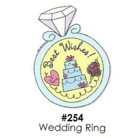Wedding Ring Cake Decoration Edible Frosting Photo