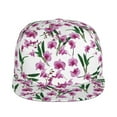 thumbnail image 2 of Balery Baseball Cap Flat Bill Hats for Men Adjustable Size for Running Workouts and Outdoor Activities All Seasons Dad Hat(Orchids Flowers ), 2 of 9