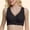 Pink, variant on Front Closure Bras for Women, No Underwire Plus Size Wireless Comfortable Cotton Sleep Bra for Older Womens Bras No Underwire Padded Wireless Comfort, Black