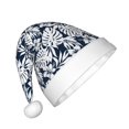 thumbnail image 2 of Fuzoiu Hawaiian Style Print Santa Hat Christmas Hat for kids,Santa Hats with Pompom, Unisex Xmas Holiday Hat for Christmas New Year Festive Party Supplies, 2 of 6