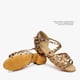thumbnail image 4 of Sonducket Zapatos de baile para niñas, transpirables y cómodos para baile latino, zapatos de baile latino, zapatos para niñas, sandalias para Calzado Leopardo 33.1, 4 of 6