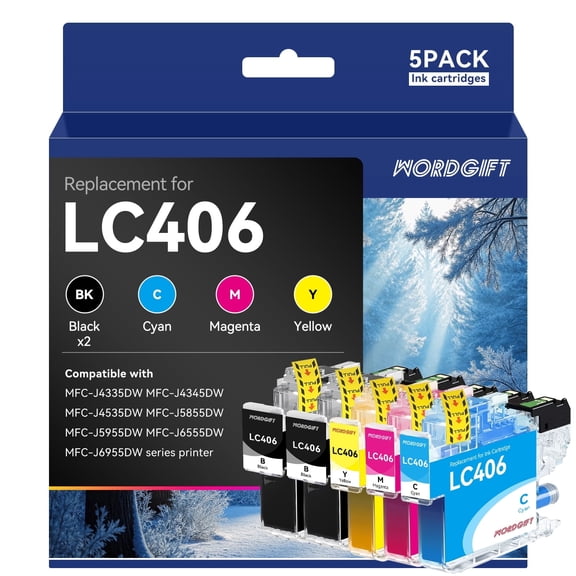 LC406  Ink Cartridges compatible for  Brother Ink Cartridges LC406 Ink Cartridges LC406XL for Brother MFC-J4335DW MFC-J4535DW