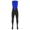 thumbnail image 3 of inlzdz Combinaison Intégrale une Pièce pour Homme, Justaucorps, Fermeture Éclair au Dos, Sans Manches, Extensible, Bleu, G, 3 of 7