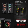 thumbnail image 3 of Marvo SG265 2.0pcs Touch control USB2.0 Gaming speaker, 3 of 3