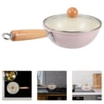 thumbnail image 1 of HLONK Small Nonstick Wok Round Deep Frying Pan with Helper Handle and Lid Kitchen Skillet Pan Induction Cookware Woking Pan Skillet for Daily Use, 1 of 8