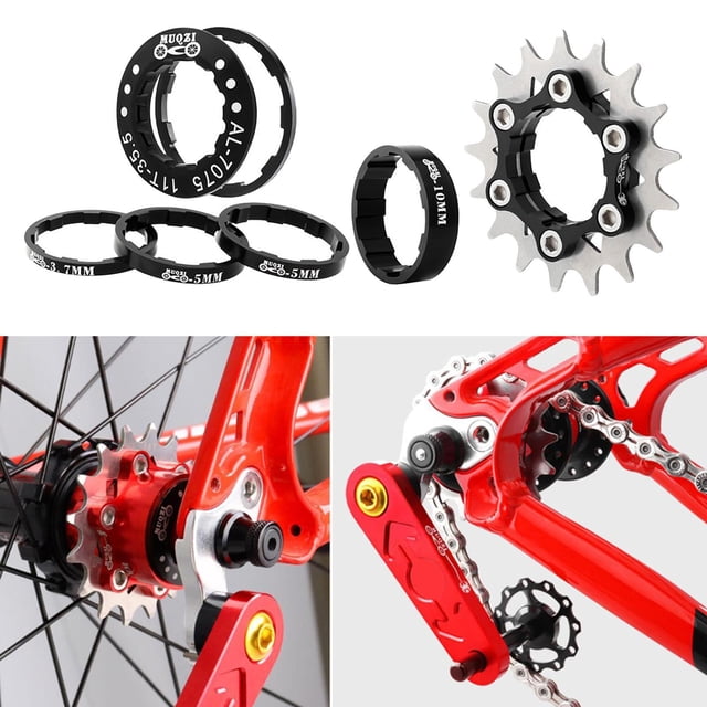 Rueda dentada shamjiam Casete de una velocidad MTB Negro