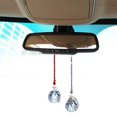 thumbnail image 3 of Crystals Ball Prisms Suncatcher for Window  Rainbow Maker Ornament  Car Rear View Mirror Pendant Car Hanging Ornament, 3 of 3