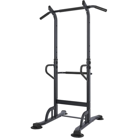 Multi-Function Power Tower Adjustable Height Pull Up & Dip Station for Strength Training Fitness Workout