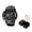black, variant on Men's Dual Display Digital Analog Sports Watch, 50M Waterproof, LED Light, Silicone Strap