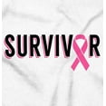thumbnail image 2 of Breast Cancer Survivor Pink Ribbon Women's Long Sleeve T Shirt Brisco Brands S, 2 of 6