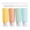 C, variant on CZSCPDAW 4 Pack 2 oz Silicone Condiment Bottles, Soft Pastel Squeeze Containers with Flip Caps and Travel Storage Bag