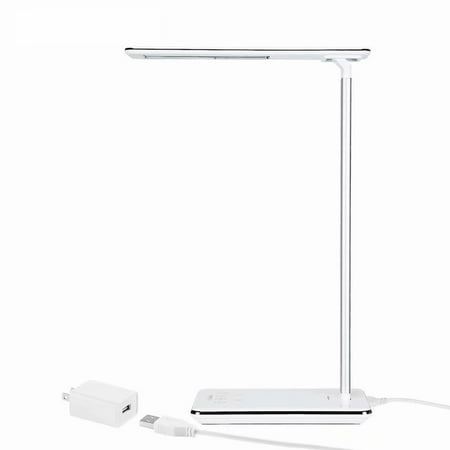 TORCHSTAR Dimmable LED Desk Lamp, 4 Lighting Modes (Reading/Studying/Relaxation/Bedtime), Desk Lamps for College with Touch Sensitive Control, USB Charging Port, 1 & 2 Hour Auto Timer, Piano