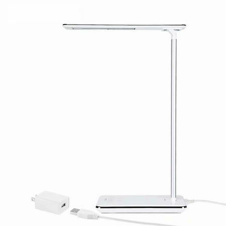 TORCHSTAR Dimmable LED Desk Lamp, 4 Lighting Modes (Reading/Studying/Relaxation/Bedtime), Desk Lamps for College with Touch Sensitive Control, USB Charging Port, 1 & 2 Hour Auto Timer, Piano (Best Led Reading Lamp)