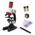 thumbnail image 1 of Kit de microscopio biológico para niños, ciencia educativa, juguetes de microscopio para principiantes, 1 of 4