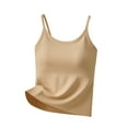 thumbnail image 2 of Pijama de manga corta para mujer, de verano, transpirable, con tirantes y almohadillas para el pecho. Blusa de poliéster para mujer., 2 of 9