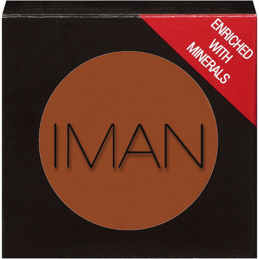 IMAN Cosmetics Second to None Cover Cream Concealer, Clay Medium Deep