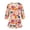 Yellow, variant on Comfort Fit Scrubs Women's Scrub Top V Neck 3/4 Sleeve Casual Scrubs Tops Casual Floral Print Breathable Nurse Uniforms