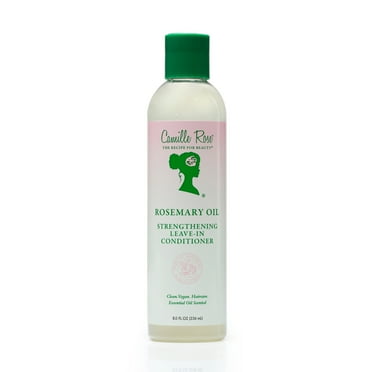 Camille Rose Rosemary Oil Strengthening Soften & Moisturize All Ages Leave-In Conditioner with Rosemary Oil & Peppermint Oil, 8oz