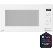 Ge Profile PCWK22U1WWW 25" Wide 2.2 Cu. Ft. 1100 Watt Built In Microwave - White