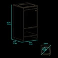 thumbnail image 3 of White Vanity with Two Shelves / Bathroom Decor Purpose / Attractive Look, 3 of 3