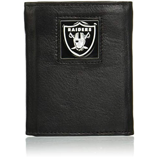 NFL Portefeuille Trifold en Cuir Oakland Raiders