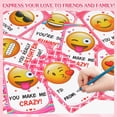 thumbnail image 4 of Tarjetas Dreampark para regalos del día de San Valentín, 24 unidades, con llaveros con emoticonos, 4 of 8