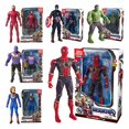 thumbnail image 2 of Figura de Anime de Marvel para niños, Spiderman, Hulk, Iron Man, Capitán América, Thanos, articulaciones móviles, muñecas de PVC brillantes, regalo Fivean unisex, 2 of 2