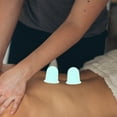 thumbnail image 3 of 4pcs Silicone Cupping Set Vacuum Suctions Massage Cups For Body Sculptings And Reduction Silicone Cupping Set For Home Use Green, 3 of 7