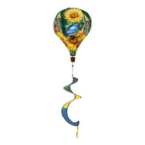 Briarwood Lane Birds in the Garden Hot Air Balloon Spinner
