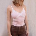 thumbnail image 5 of Sngxgn Women's Cami Stretch Camisole Straps(Pink,S), 5 of 7