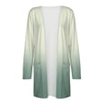 thumbnail image 4 of BODOAO Womens Long Cardigan 2025 Fall Lightweight Long Sleeve 0Pen Front Sweater with Pockets Womens Cardigan Casual Print Pocket Long Sleeve Top Cardigan Jacket Mint Green Xxl, 4 of 4