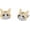 American Bobtail, variant on S925 Sterling Silver Cat Stud 11 Bareeds of Cats Earring for Women