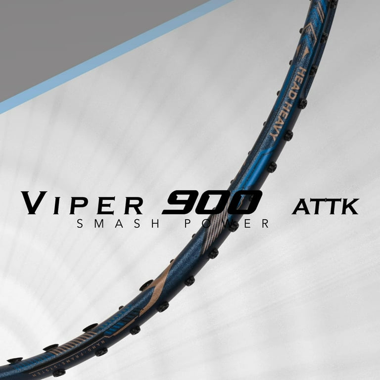 HUNDRED Viper 900 Carbon Fibre Strung Badminton Racquet with