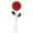 Red, variant on Outdoor Metal Flower Garden Decor - Iron Flower Courtyard Decorations, Ground-Inserted Metal Flower Ornaments, Durable Garden Art for Lawns, Pathways & Outdoor Spaces