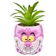 thumbnail image 1 of Maceta Decorativa Cerámica con Planta Artificial, Diseño Cheshire en 3D, Maceta Decorativa para Hogar, Escuela u Oficina, 1 of 4