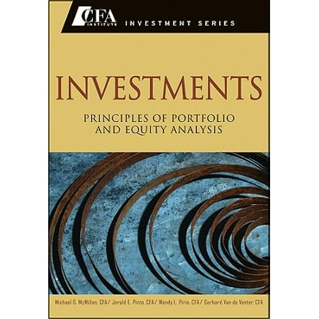 Investments : Principles of Portfolio and Equity (Best Portfolio Analysis Tool)