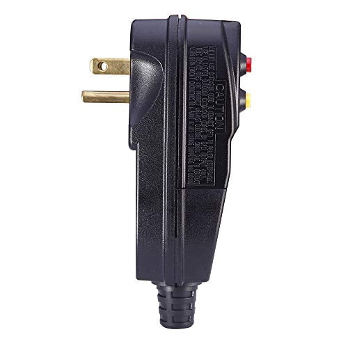 Replacement GFCI Plug for Pressure Washer Pool Pump 15Amp 3 Prong Circuit Breaker Outdoor Waterproof Auto-Reset 120V