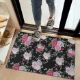 thumbnail image 2 of Pioneer Flower Floral Print Pattern Door Rugs,Washable Non Slip Door Mats Indoor,Decorative Door Mats,Entry Mat Indoor for Entrance,Bedroom,Kitchen,Bathroom,20"x32", 2 of 6