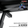 thumbnail image 6 of 5 Core Keyboard Stand Piano Riser Z Style Adjustable Height 36.5" & Width 32.5” Sturdy Portable, 6 of 11