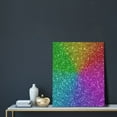 thumbnail image 5 of Sikiie Colorful Glitter Print Canvas Decorative Hanging Painting, Anti-shrinkage Hanging Frame, Suitable for Home, Office Wall Decorations, 5 of 6