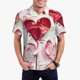 thumbnail image 1 of Fotbe Textured Heart Abstract Art Camiseta Polo de Golf para Hombre con Estampado – Camisa Deportiva Transpirable con Cuello Abotonado-X-Large, 1 of 6