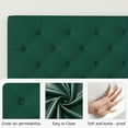 thumbnail image 4 of 4 EVER WINNER Queen Bed Frame, Queen Upholstered Platform Bed with Button Tufted Headboard, Green, 4 of 7