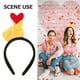 thumbnail image 5 of Diadema de corazón para dedo, diadema con forma de corazón, diadema con forma de corazón, accesorios para el cabello para fiestas de San Valentín, bodas, cumpleaños, diademas, recuerdo de cosplay, 5 of 7