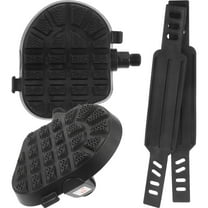 Pretyzoom 1Set Plastic Bike Pedals for Road Bike with Big Platform Design