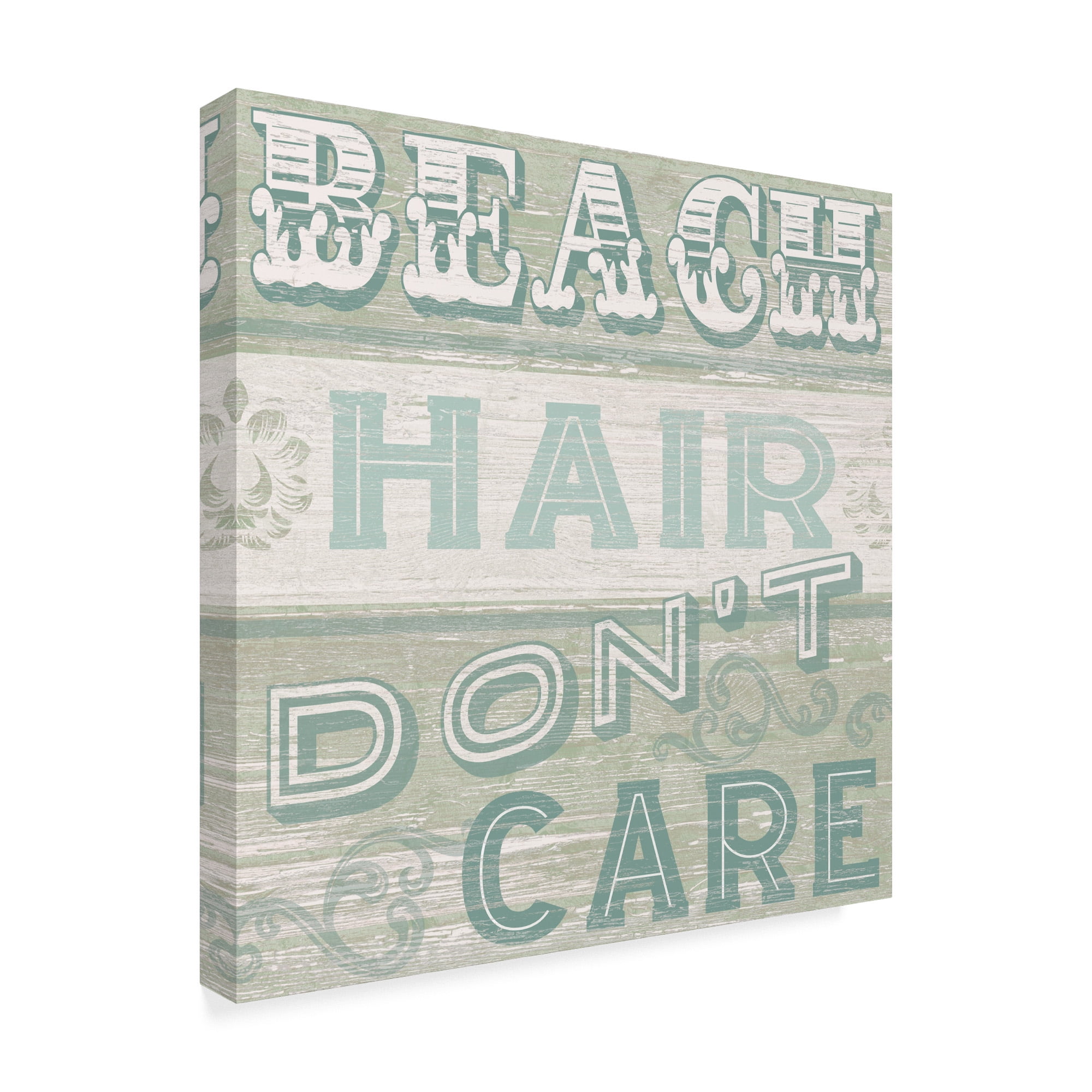 Trademark Fine Art 'A Little Beachy I' Canvas Art by June Erica Vess