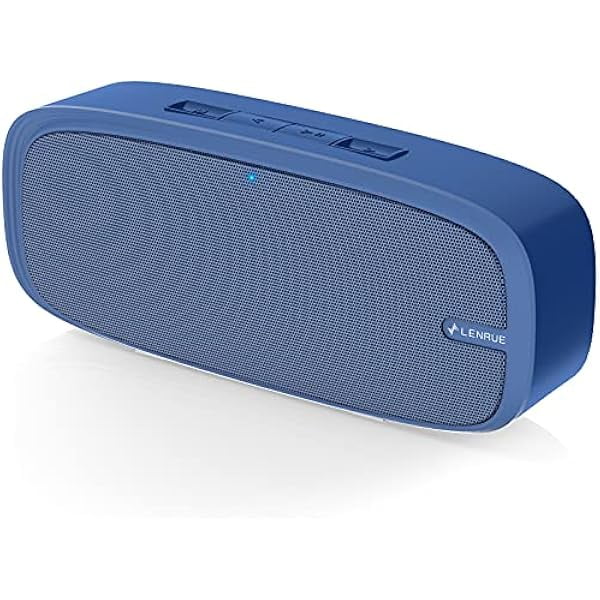 LENRUE Bluetooth Speaker, Wireless Mini Speaker with Rich Bass, 12