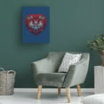 thumbnail image 2 of Canvas Wall Art - Tom Quartermaine 'Blue Scandi Heart' Wall Art for Living Room, Bedroom, or Office Décor by Trademark Fine Art - 24 x 32 Inches, 2 of 4